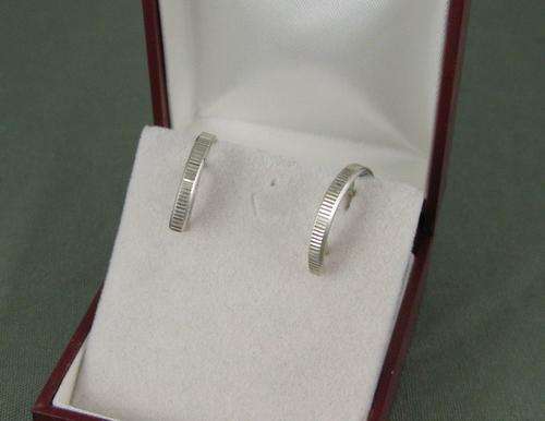 Unusual Russian Vintage 925 Silver Earrings. Hall mark.