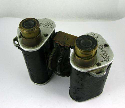 Antique Military from WWI CP Goerz Berlin Trieder Binocle Binoculars! 9 x 20. c.1895.