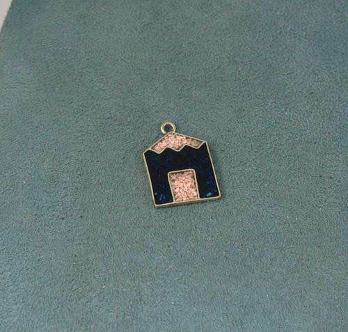 Collectable Unusual Vintage ALPACA Pendant, Mexico, Hand Made.