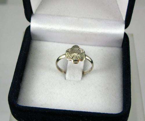 Antique Sterling Silver Ring. Hand Made.