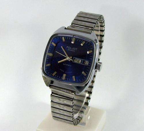 Rare Collectable USSR Russian Watch "POLJOT". Automatic, Export Model, 70-s.