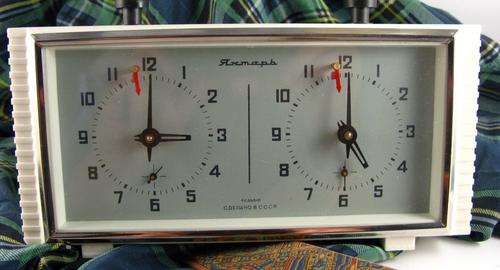 Genuine Old Russian Chess Clock. 1960-s. Mechanical movement. AS NEW!