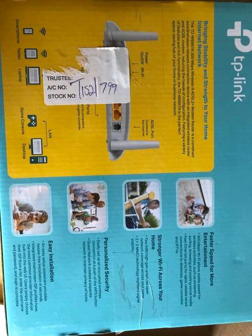 TP-LINK TD-W8961N 4-Port 300MBPS Wireless (Router)