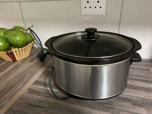 Platinum Oval Glass Slow Cooker 3.5L