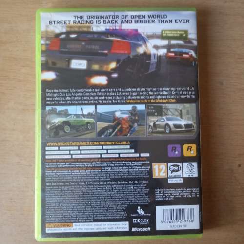 Xbox 360 game Midnight Club