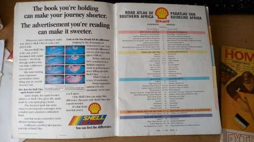 1 x Shell Road Atlas of South Africa