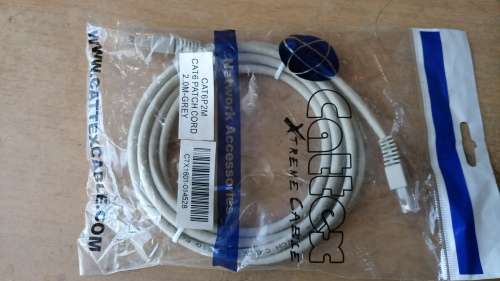 3 x Cattex extreme cables Cat 6P2M 2.0 m grey
