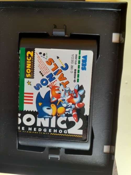 1 sega megadrive cartridge sonic the hedgehog 2