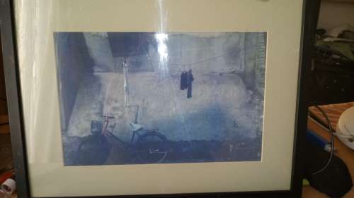 3 x old pictures in frames