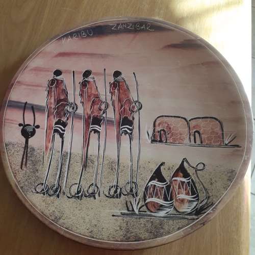 2 x Africa ornaments