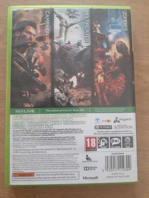 3 x Xbox 360 games