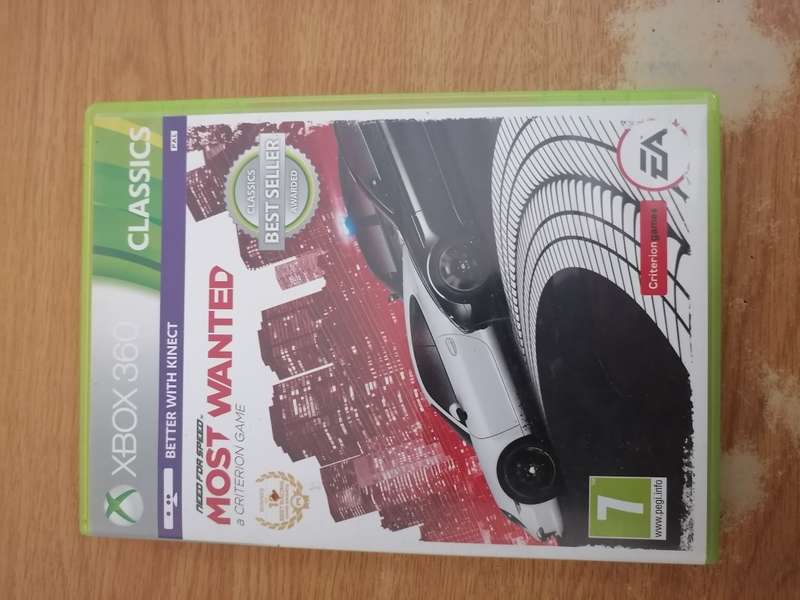 Xbox 360 game Need for speed most wanted