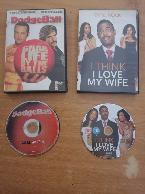 5 x movies dvd second hand