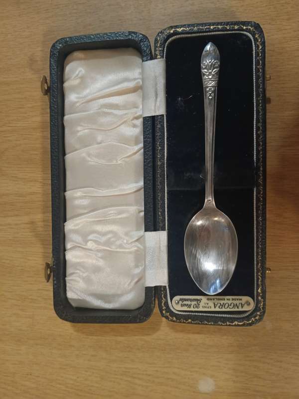 Cutlery 1 x teaspoon Angora E.P.N.S made in England was listed for 0 on 3 Sep at 12 01 by Gertina69 in Cape Town ID 622977922