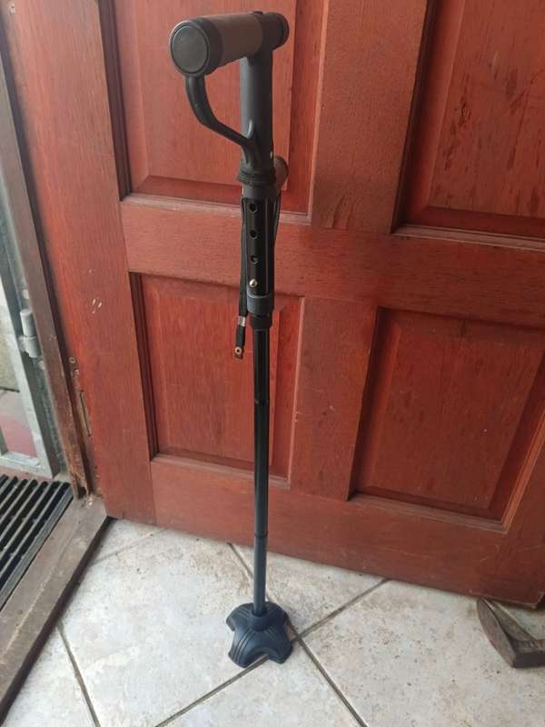 1 x walking stick with strap and light
