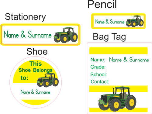 Starter Pack Stationery Labels