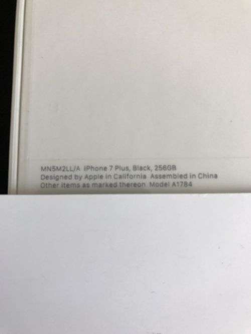 IPhone 7 Plus 256GB **Brand New **Local Stock! SEALED!! Black