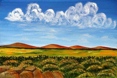***** CRAAAZY R1 AUCTION *****  JESSIE MEIER ORIGINAL : ACROSS THE PLATEAU