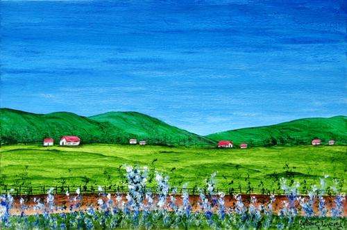 JESSIE MEIER ORIGINAL : PRETTY FARM LAND