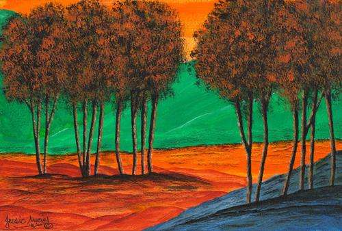 JESSIE MEIER ORIGINAL : LONELY TREES