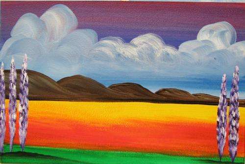 JESSIE MEIER ORIGINAL : FARM FIELDS