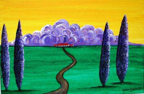 ***** CRAAAZY R1 AUCTION *****  JESSIE MEIER ORIGINAL : FARM LANDSCAPE