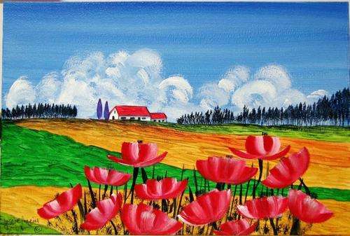 ***** CRAAAZY R1 AUCTION *****  JESSIE MEIER ORIGINAL : FLOWER FARM