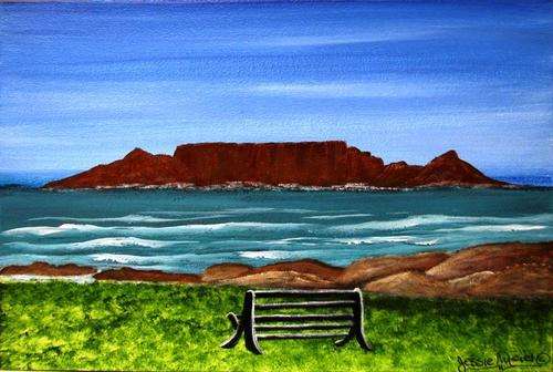 ***** CRAAAZY R1 AUCTION *****  JESSIE MEIER ORIGINAL : LOOKING AT TABLE MOUNTAIN