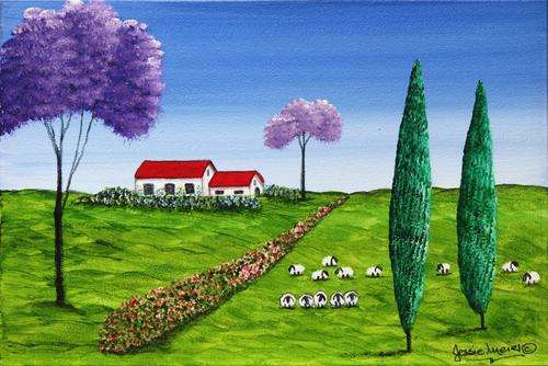 JESSIE MEIER ORIGINAL : SHEEP FARM
