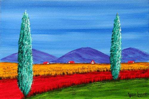***** CRAAAZY R1 AUCTION *****  JESSIE MEIER ORIGINAL : FLOWER FIELDS
