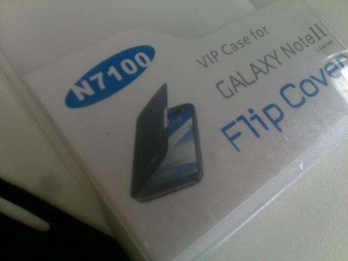 Samsung Galaxy Note 2 flip cover (black)