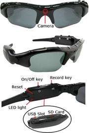 Spy Sun Glasses with 3mp Camera