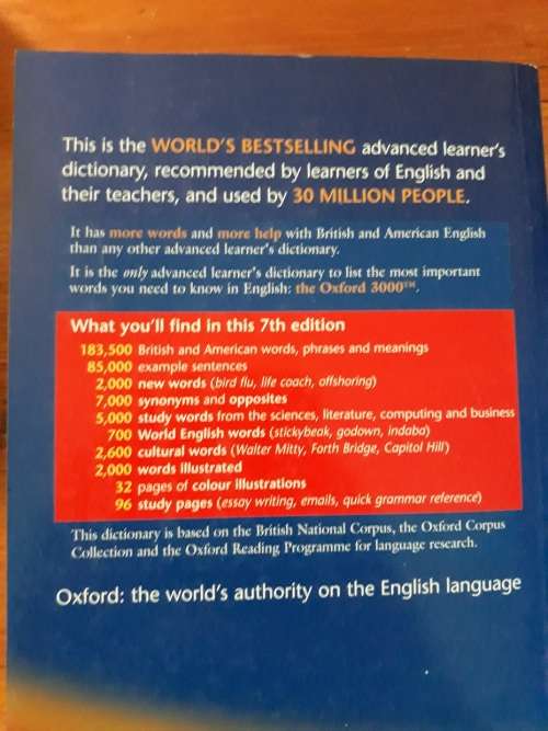Oxford Advanced Learner's Dictionary - International Student's Edition - 7th Ed.