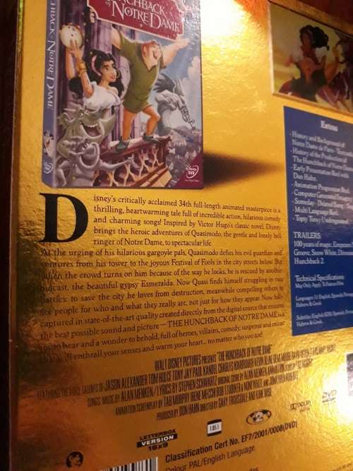 The Hunchback of Notre Dame - Disney Gold Collection - DVD