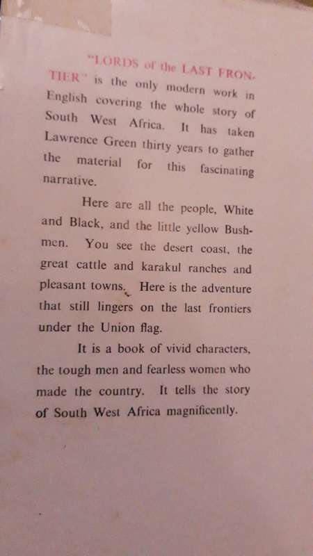 Lords of the Last Frontier - Lawrence G. Green