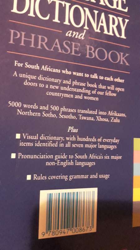Reader's Digest South African Multi-Language Dictionary and Phrasebook