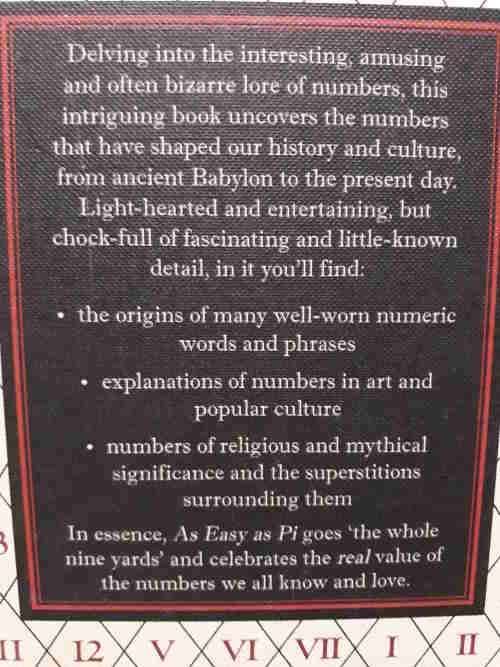 As Easy as Pi - stuff about numbers that isn't just maths - Jamie Buchan