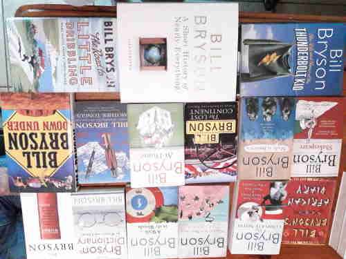 Bill Bryson collection - 15 titles by the popular travel author - NOW DOWN TO R800 FROM R1000