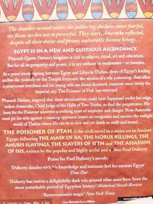The Poisoner of Ptah - Paul Doherty