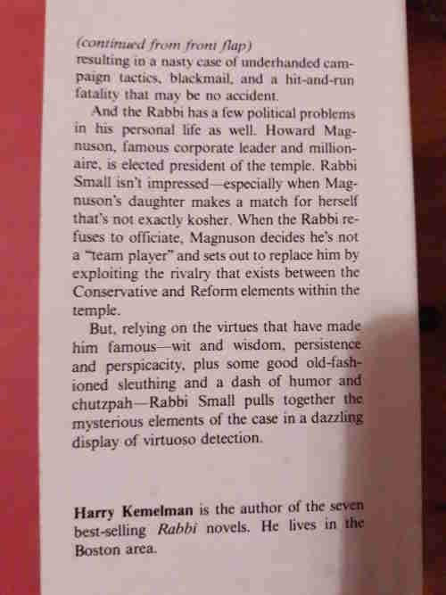 Someday the Rabbi will Leave - A New Rabbi Small Mystery - Harry Kemelman
