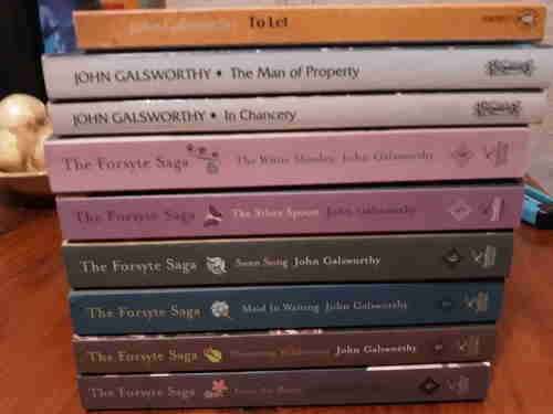 The Forsyte Saga - book lot - see titles inside - John Galsworthy