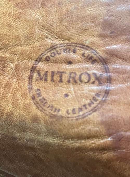 Leather Rugby Ball from 1970s