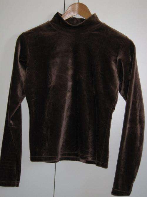 Gorgeous Brown Velour Shirt