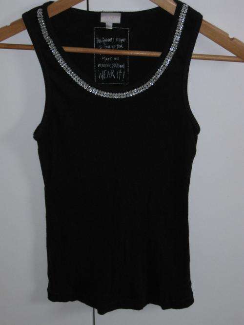 CUTE JEWELLED VEST - SIZE 34