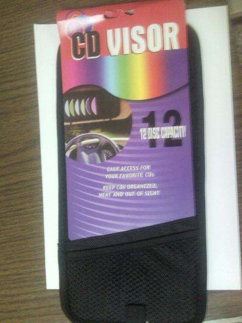 CD Holder, sun visor.
