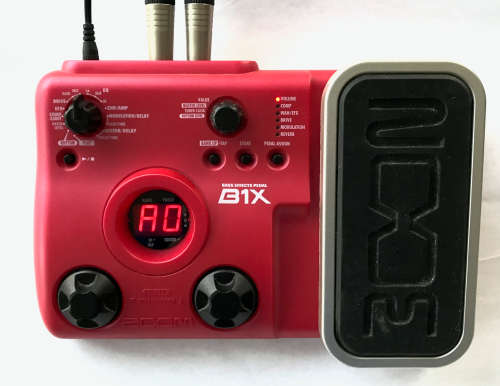 Zoom B1X Bass Multi Effects Pedal with Expression Pedal