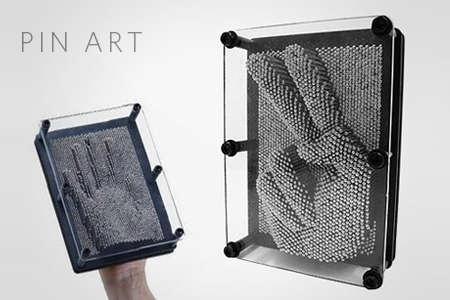 Pin Art! Create an impression or make the coolest 3D figures