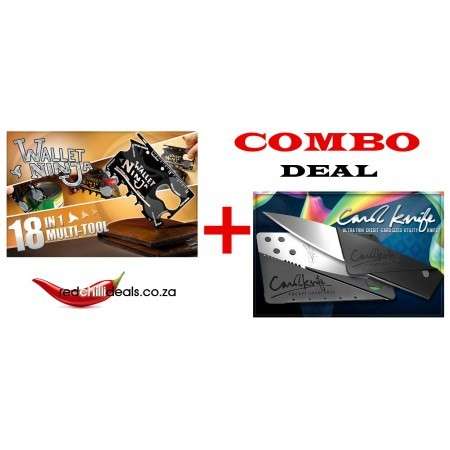 Wallet Ninja and Credit Card Knife Combo Deal
