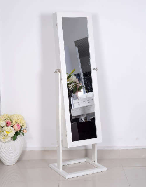 Full Length Mirror Jewellery Cabinet