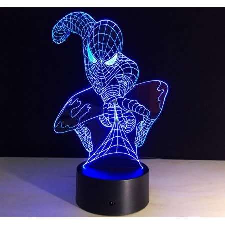 Spiderman Web 3D Lamp